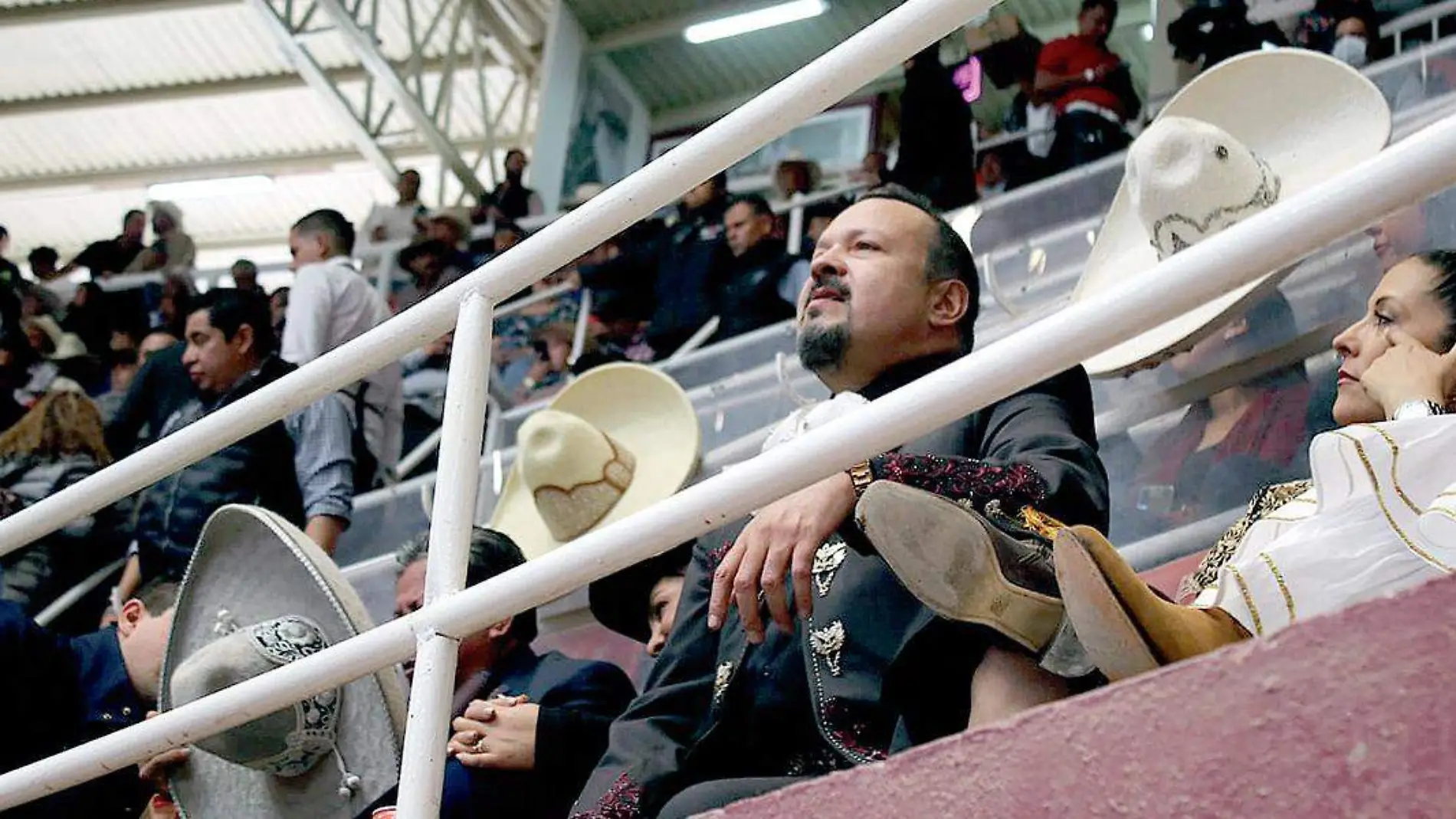 Pepe Aguilar en el campeonato charro